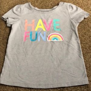3/$25 Little girls short sleeve shirt 5T
